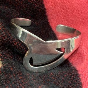 Vintage Sterling Silver Cuff Bracelet